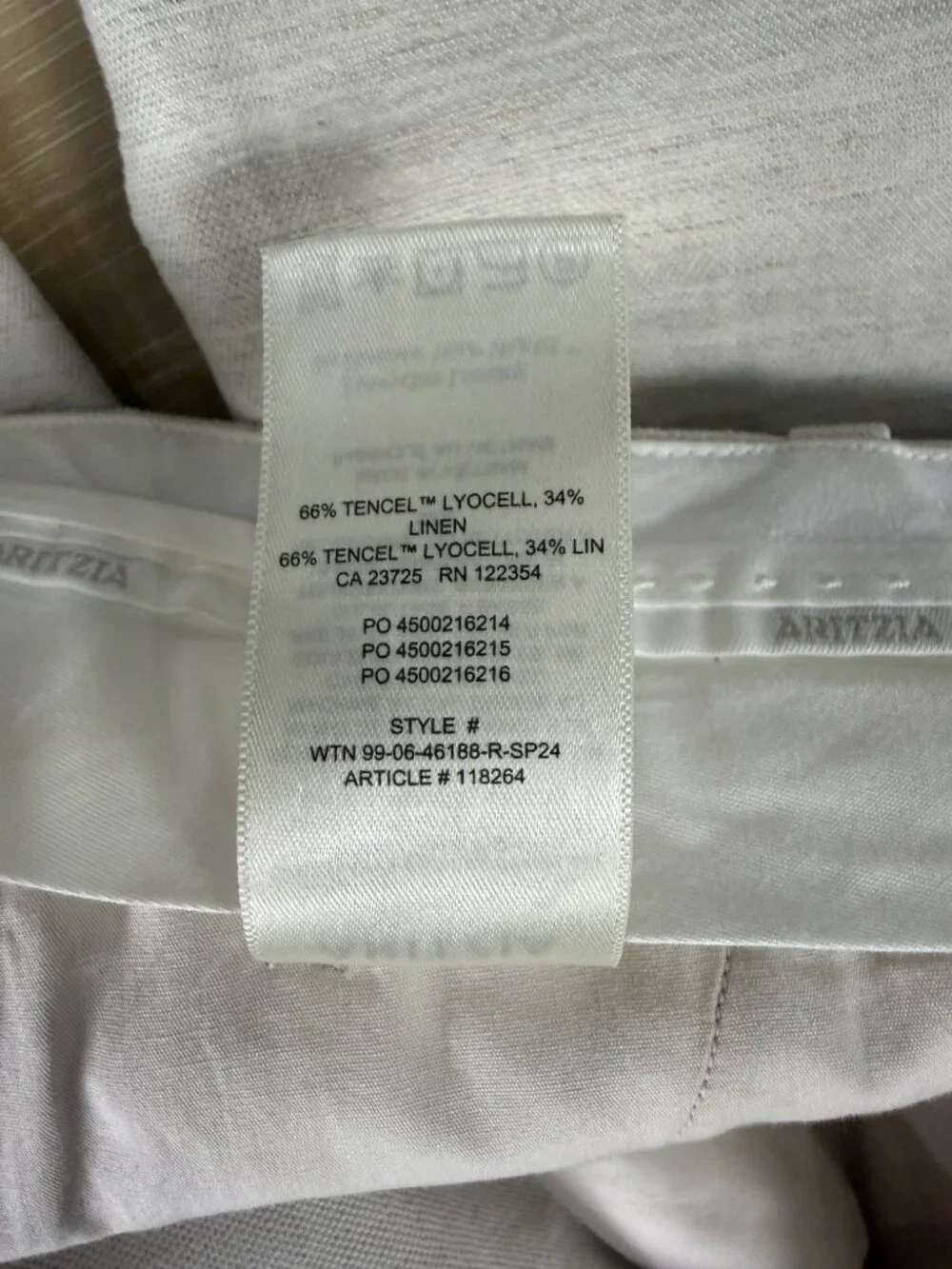 Aritzia effortless pant
